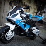 ELEKTROMOS KISMOTOR BMW S1000RR 12V EREDETI LICENCE KÉK