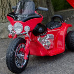 ELEKTROMOS KISMOTOR POLICE HARLEY 6V PIROS