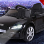 ELEKTROMOS KISAUTÓ AUDI TT RS 12V EREDETI LICENCE FEKETE