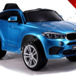 ELEKTROMOS KISAUTÓ BMW X6M 12V EREDETI LICENCE LAKKOZOTT KÉK