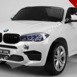 ELEKTROMOS KISAUTÓ BMW X6M 12V EREDETI LICENCE 2 SZEMÉLYES FEHÉR