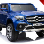 ELEKTROMOS KISAUTÓ MERCEDES X CLASS AMG 4X4 EREDETI LICENCE LAKKOZOTT KÉK