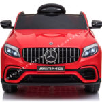 ELEKTROMOS KISAUTÓ MERCEDES GLC 63 S COUPE EREDETI LICENCE PIROS