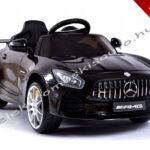 ELEKTROMOS KISAUTÓ MERCEDES AMG GT R EREDETI LICENCE LAKKOZOTT FEKETE