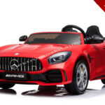ELEKTROMOS KISAUTÓ MERCEDES AMG GT R EREDETI LICENCE 2 SZEMÉLYES PIROS