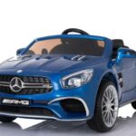 ELEKTROMOS KISAUTÓ MERCEDES SL65 EREDETI LICENCE LAKKOZOTT KÉK