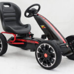 PEDÁLOS GOKART ABARTH EREDETI LICENCE FEKETE