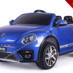 ELEKTROMOS KISAUTÓ VW BEETLE EREDETI LICENCE LAKKOZOTT KÉK