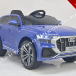 ELEKTROMOS KISAUTÓ  AUDI Q8 12V EREDETI LICENCE LAKKOZOTT KÉK