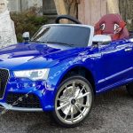 ELEKTROMOS KISAUTÓ  AUDI RS5 12V LUXURY EREDETI LICENCE LAKKOZOTT KÉK