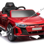 ELEKTROMOS KISAUTÓ AUDI RS E-TRON GT 12V EREDETI LICENCE LAKKOZOTT PIROS