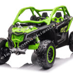ELEKTROMOS KISAUTÓ CAN-AM MAVERICK 24V 4X200W MP4 LCD EREDETI LICENCE ZÖLD