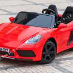 ELEKTROMOS KISAUTÓ SUPERCAR /PORSCHE HASONMÁS/ 24V PIROS